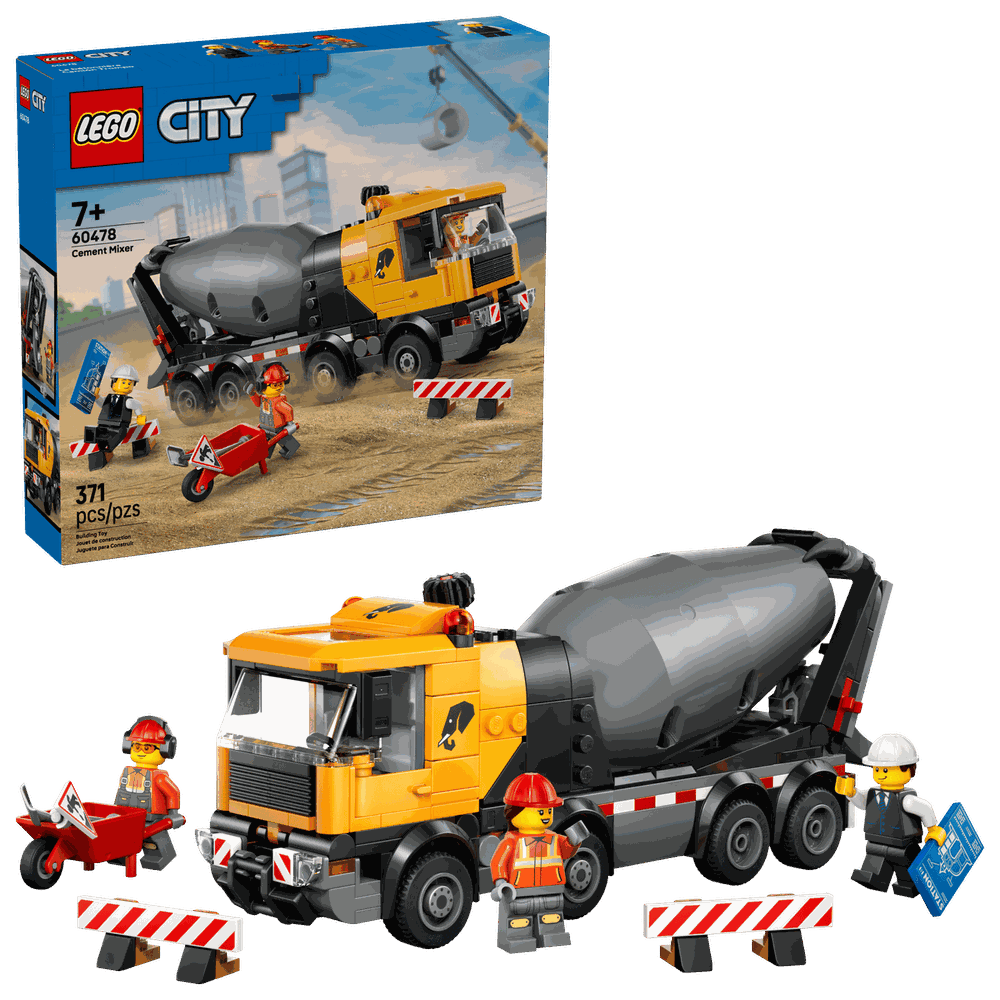 LEGO 60478 混凝土攪拌車 Cement Mixer