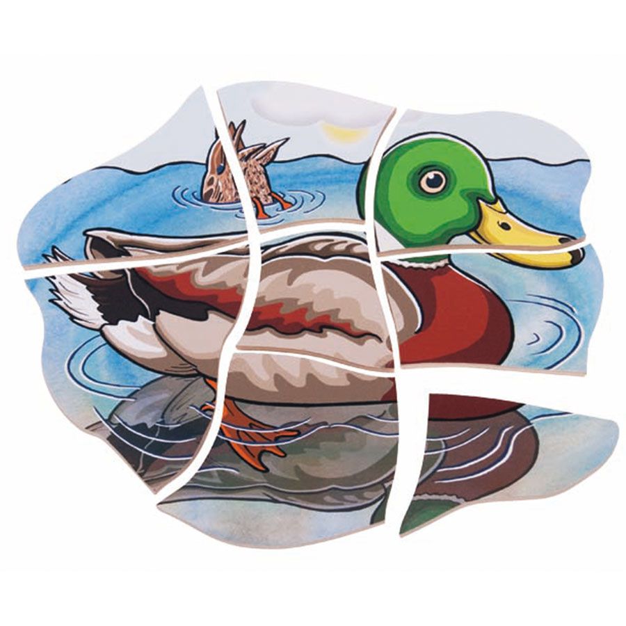 Beleduc - 多層拼圖-鴨子