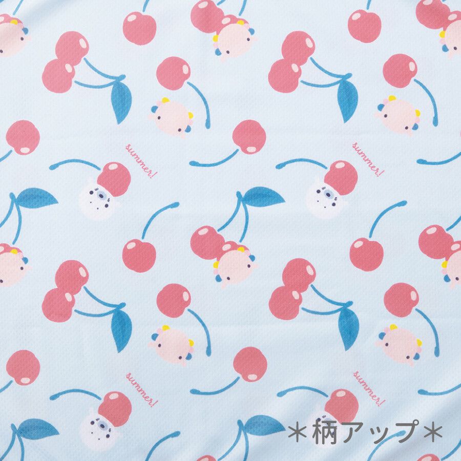 日本 LIV HEART - 抗UV水涼感巾(附收納袋)-檸檬企鵝 (30x100cm)