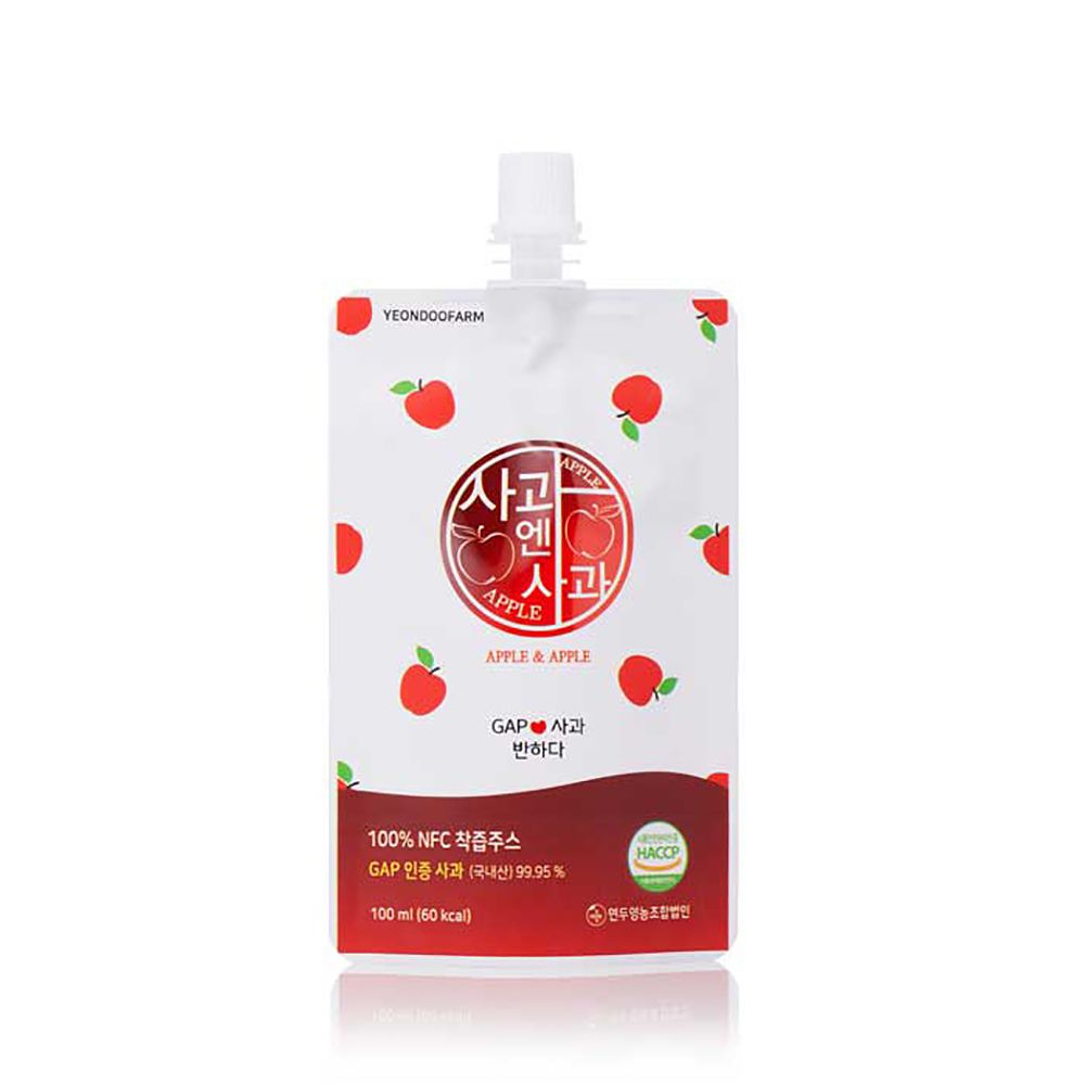 韓國YEONDOOFARM妍杜農場 - NFC好農蘋果汁-100ML*1