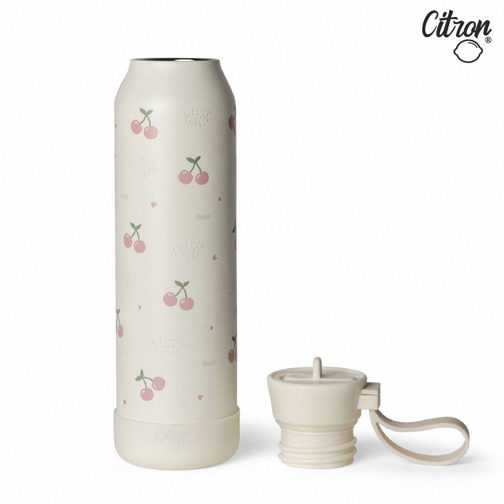 矽膠提把保溫瓶_500ml-甜美櫻桃