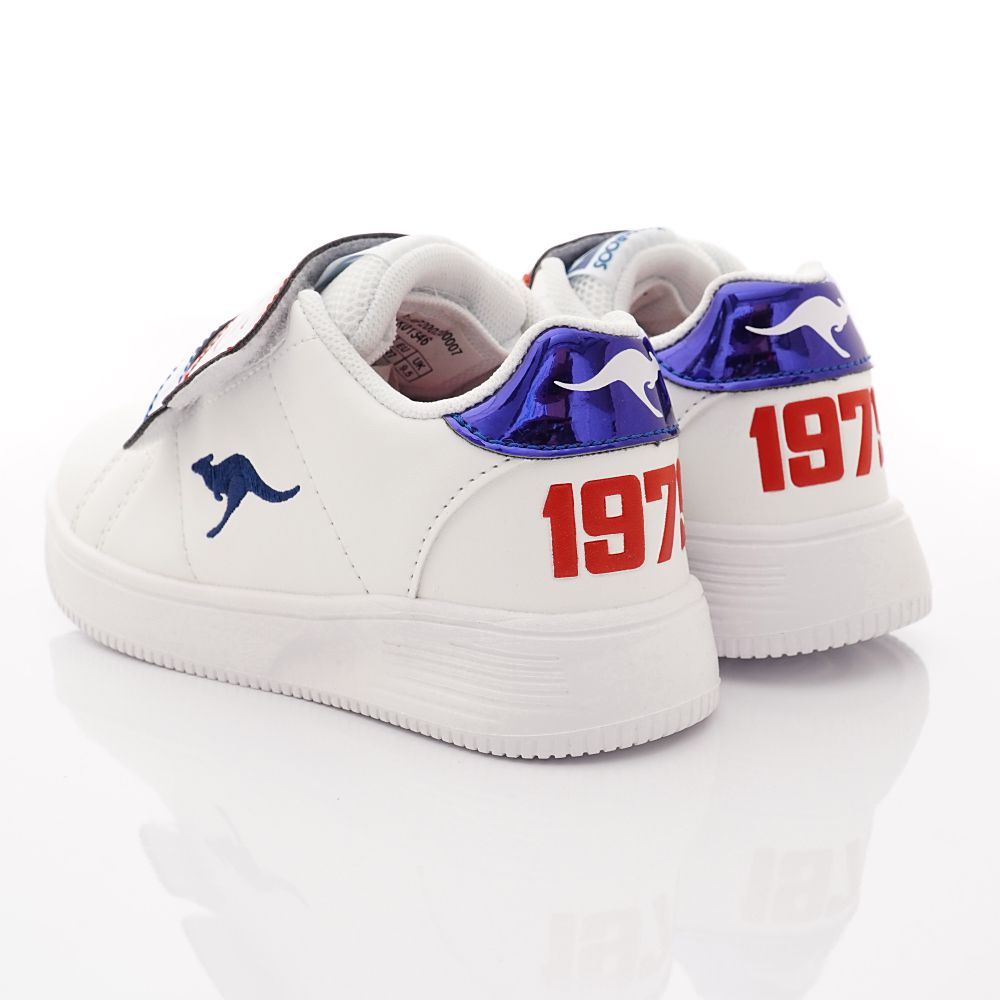 KangaROOS - 金屬記憶鞋墊板鞋(中小童段)-白藍紅