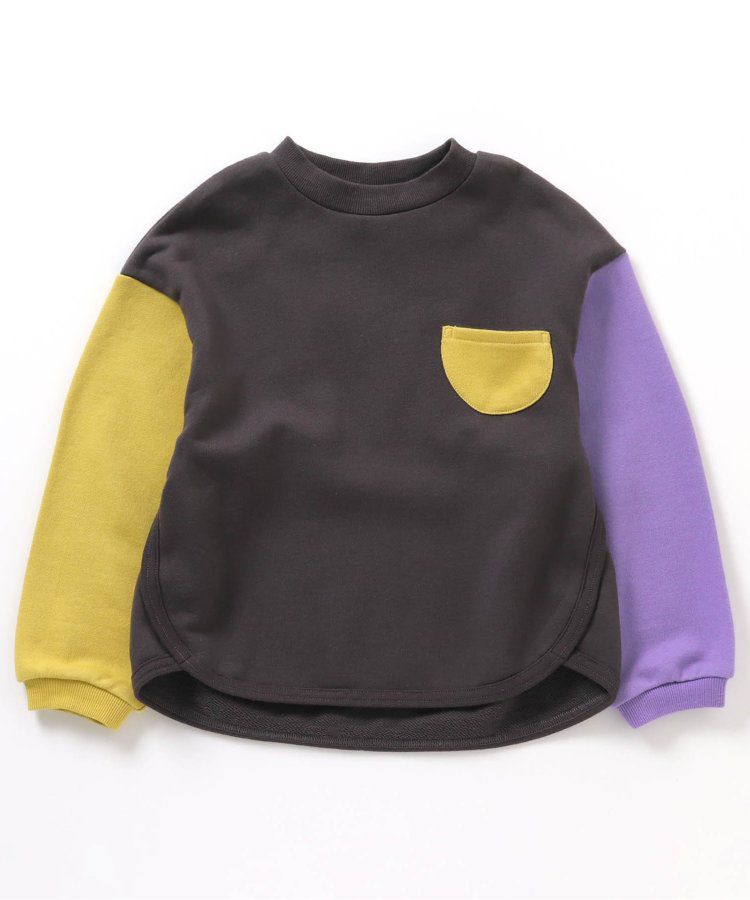 日本 apres les cours - [好評新色]圓領百搭裏毛長袖上衣-彩色愛心-象牙