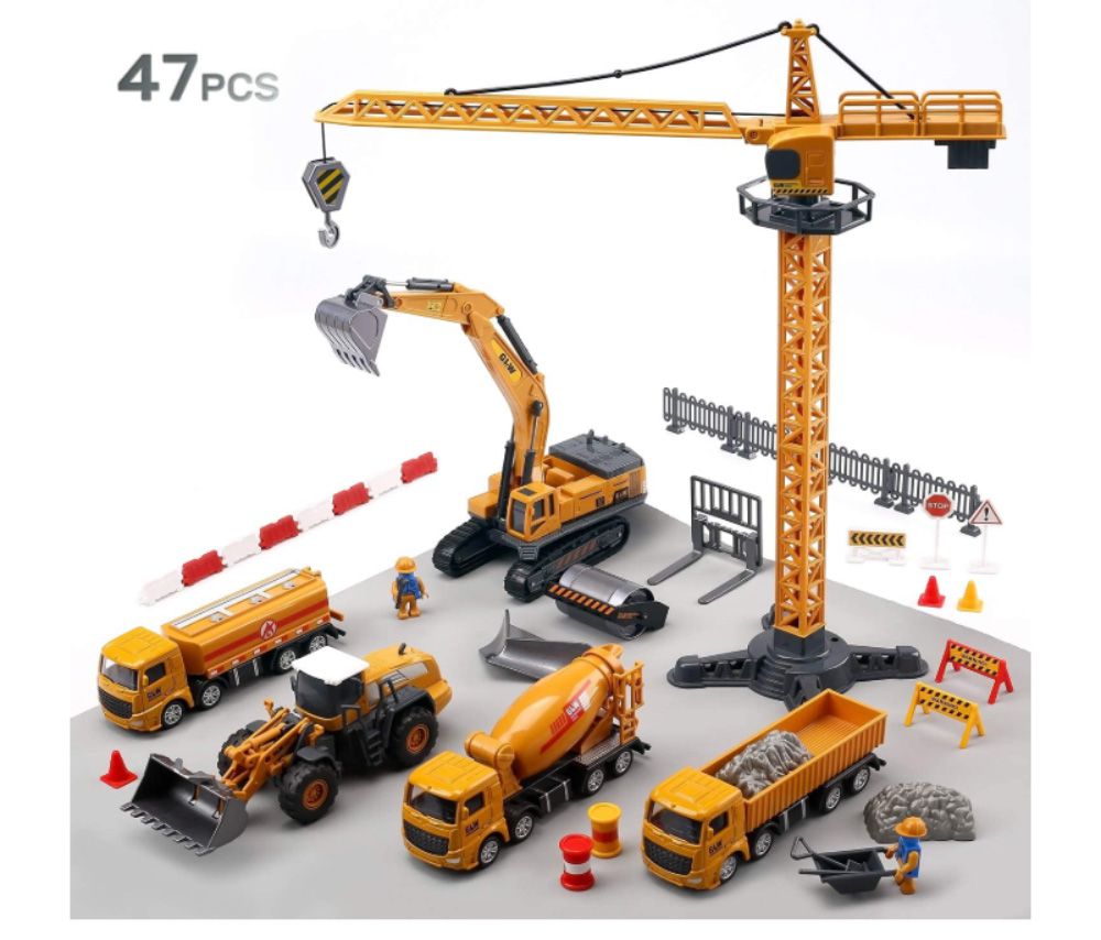 CuteStone - 兒童趣味建築工程車玩具