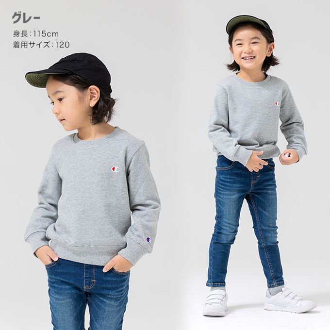 日本 Chil2 - Champion聯名 裏毛定番長袖上衣-黑