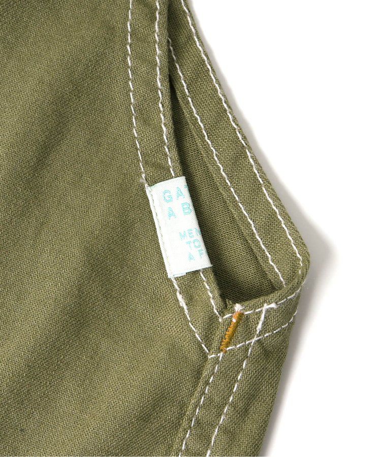 日本 BREEZE - 時髦工裝風可調長度吊帶褲-奶油白