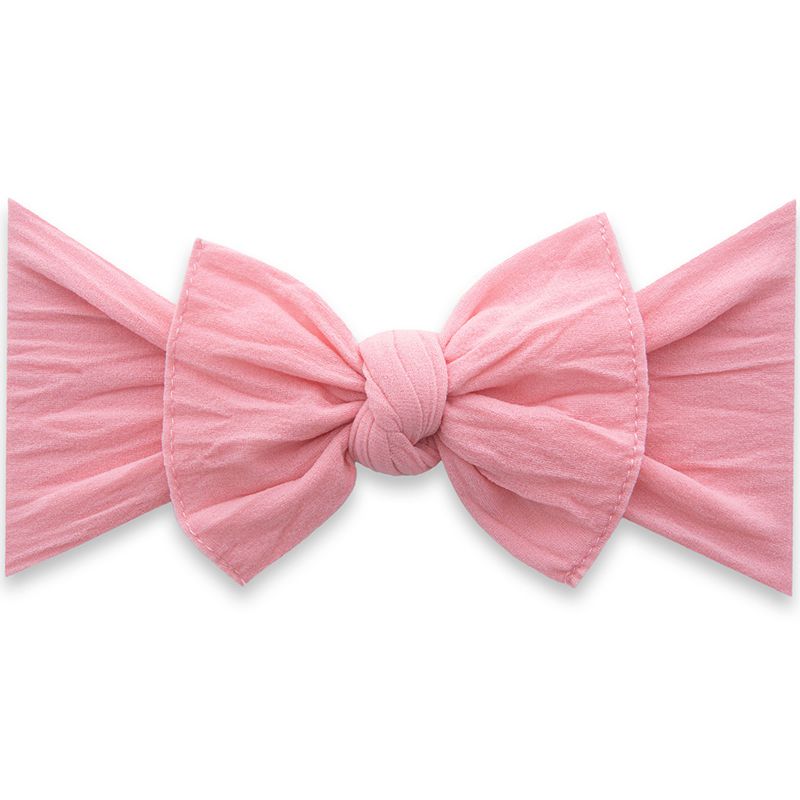 美國baby bling - 純手工超彈/極細緻輕柔/無束縛感蝴蝶結髮帶/髮飾_經典款-百日草 (0-5歲適用)