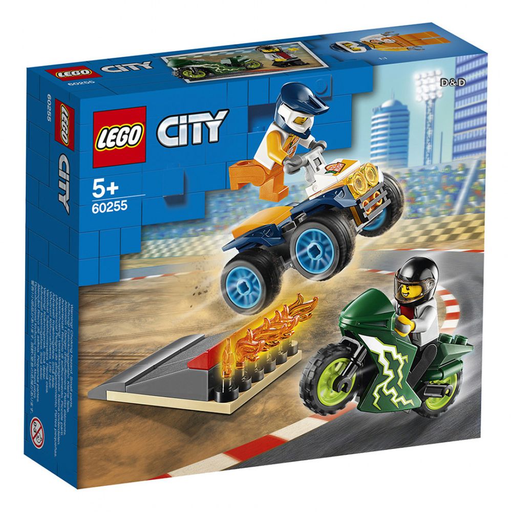 樂高 LEGO - 樂高 CITY 城市系列 - 特技賽車團隊 60255-62pcs