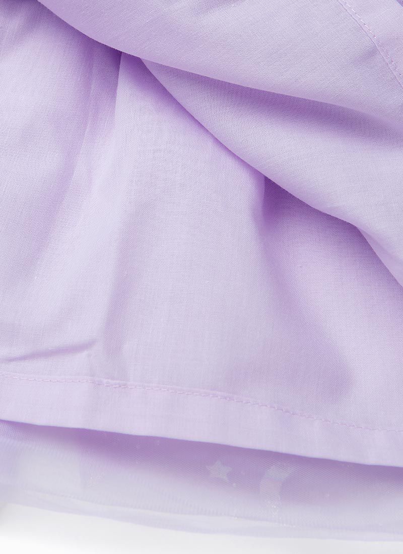 韓國 OZKIZ - 長髮公主紫色洋裝套組(附飾品)-紫