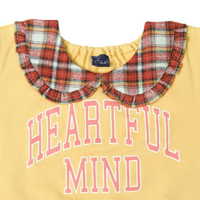 akachan honpo - 有領休閒上衣-淺棕色