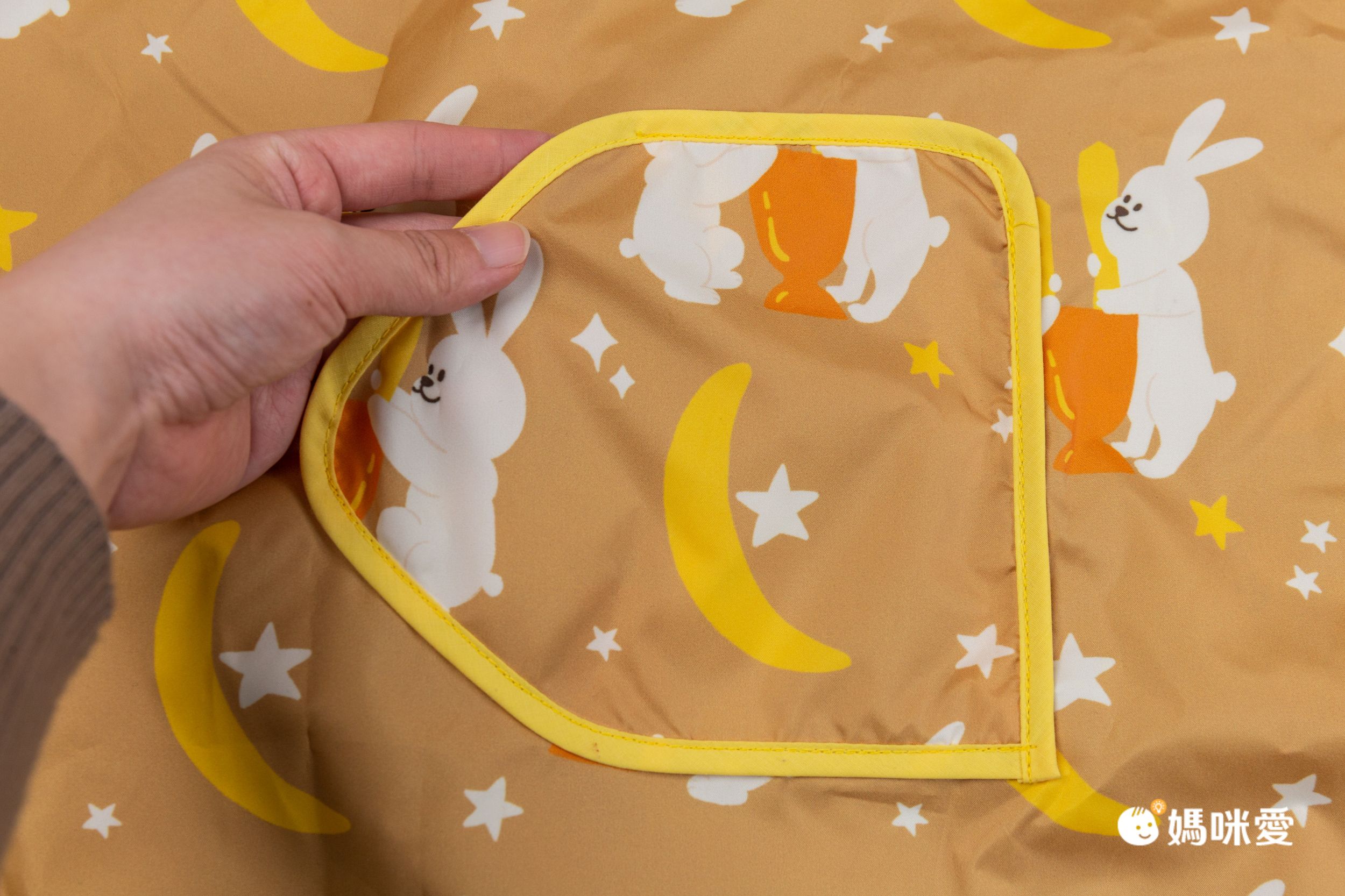 韓國 Bebe Chouette - (有帽繩)防風連帽兒童斗篷雨衣-和平白鴿