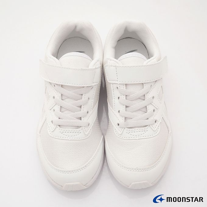 Moonstar日本月星 - 純白運動機能童鞋-AGJ0011白(中大童)-運動鞋-白