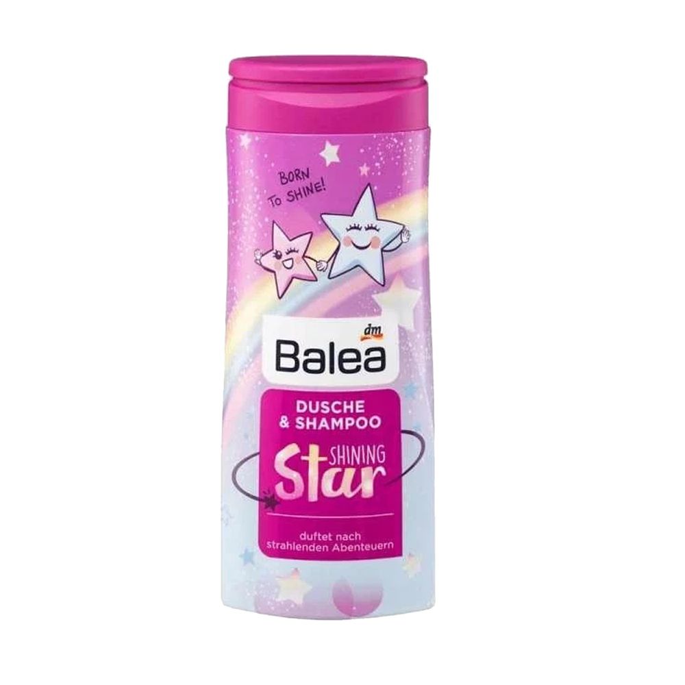 德國 DM-Balea Little Princess - 小公主Star閃亮之星兒童2 in 1洗髮沐浴二合一-(300ml)