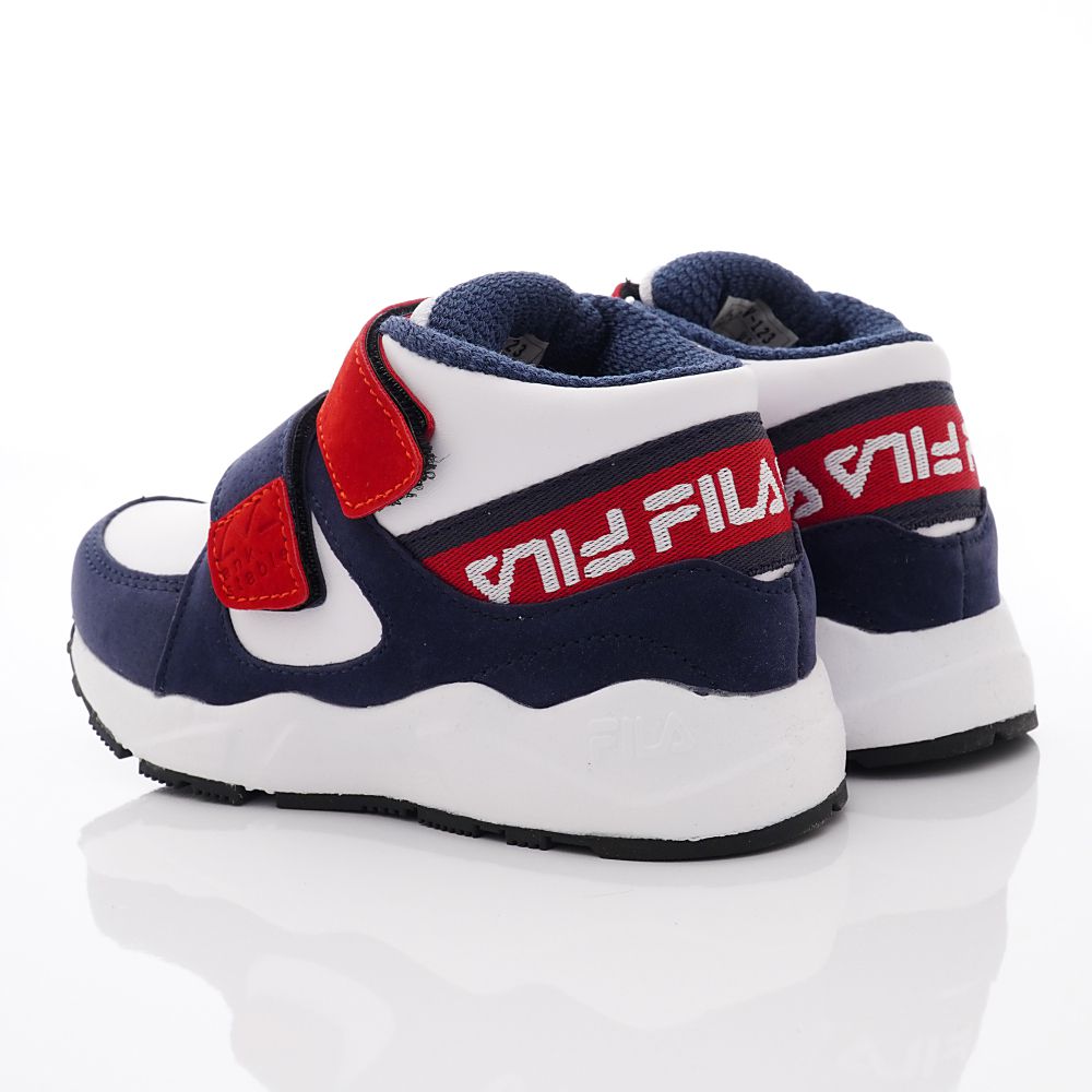 FILA - 機能童鞋-全方位穩定機能護踝款(中大童段)-藍白紅