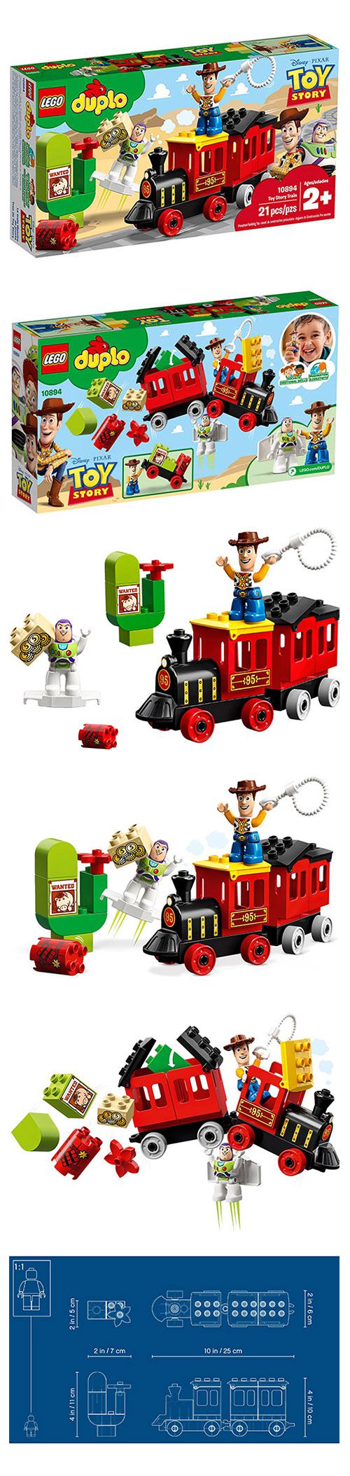 樂高 LEGO - 樂高 Duplo 得寶幼兒系列 - 玩具總動員火車 Toy Story Train 10894-21pcs