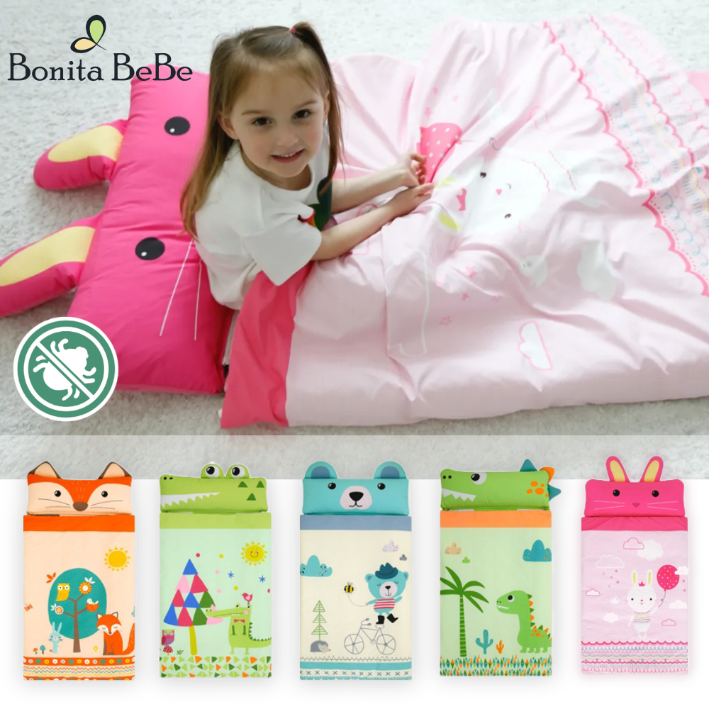 韓國 Bonitabebe ♔ 棉花糖分離式厚墊睡袋組