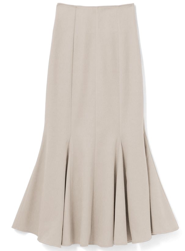 日本 GRL - 浪漫多層次魚尾長裙-橘