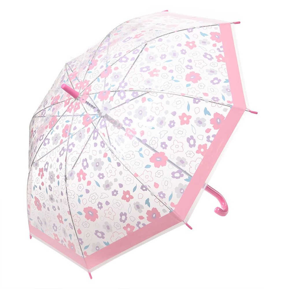 akachan honpo - 塑膠傘-小花朵-粉紅色 (55cm)