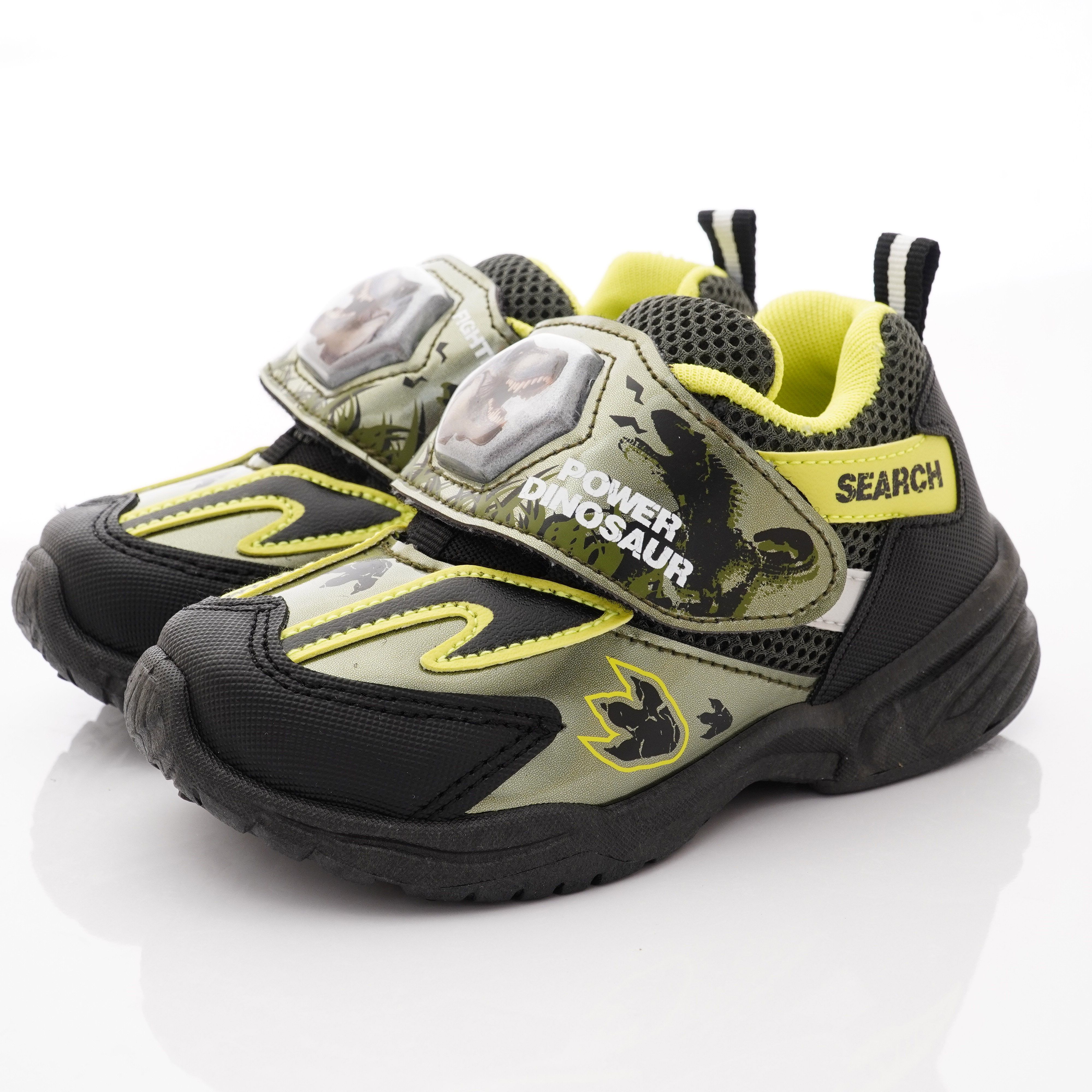 侏羅紀世界 - 恐龍電燈鞋款(中小童段)-綠