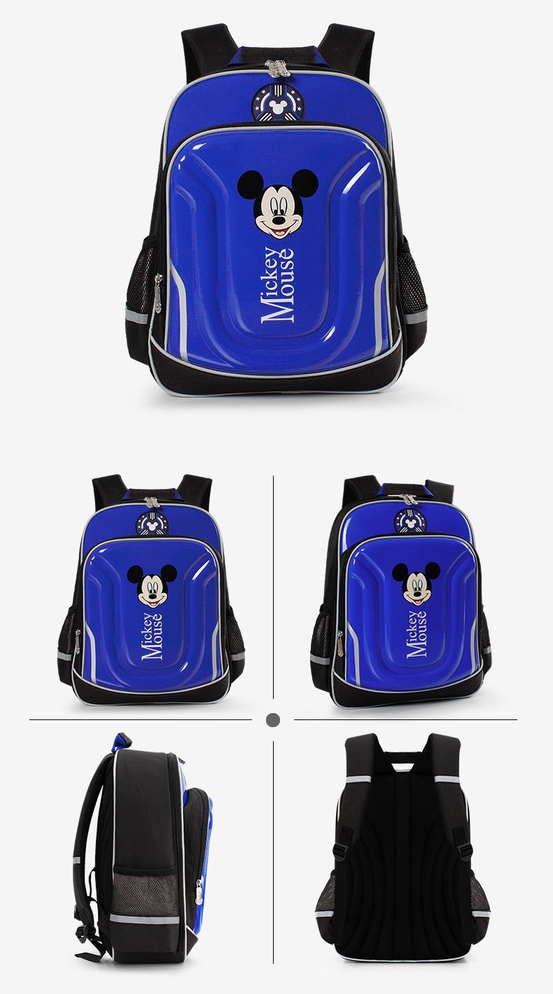 大開口輕量書包-卡通人物米奇-寶藍 (適合120-150cm)