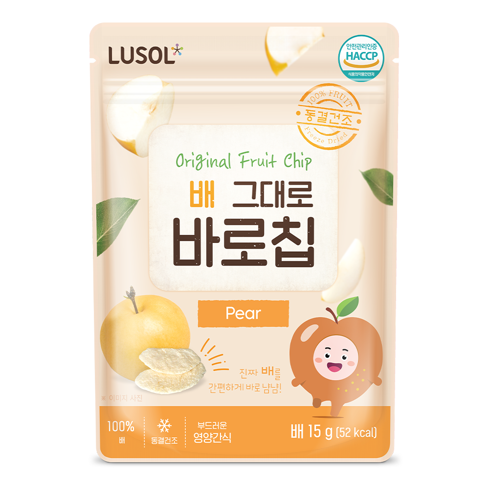 韓國 LUSOL - 水果乾(6m+) (水梨)-15g