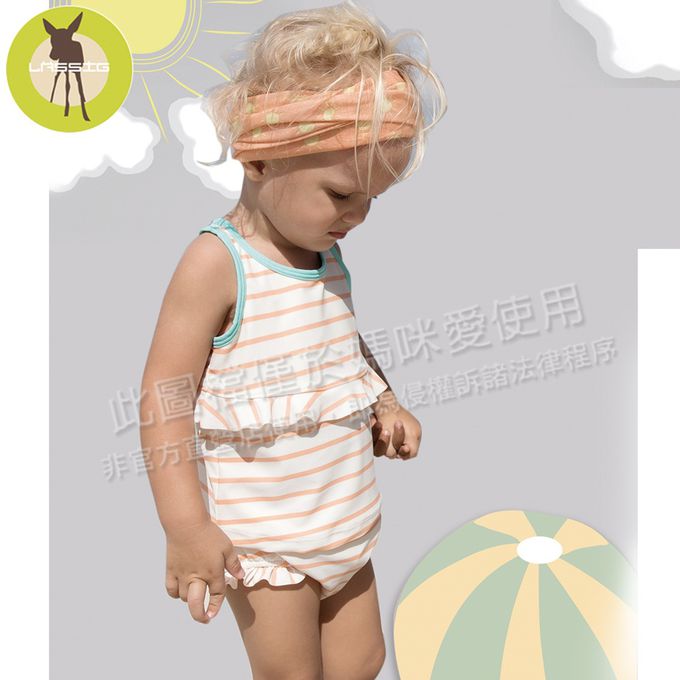 德國 Lassig - 嬰幼兒抗UV連身式泳裝-小點點