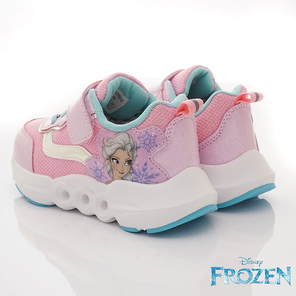 台灣製冰雪奇緣電燈運動款(中小童段)-運動鞋-粉