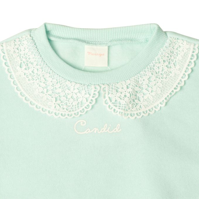 akachan honpo - 假兩件洋裝-淺綠色