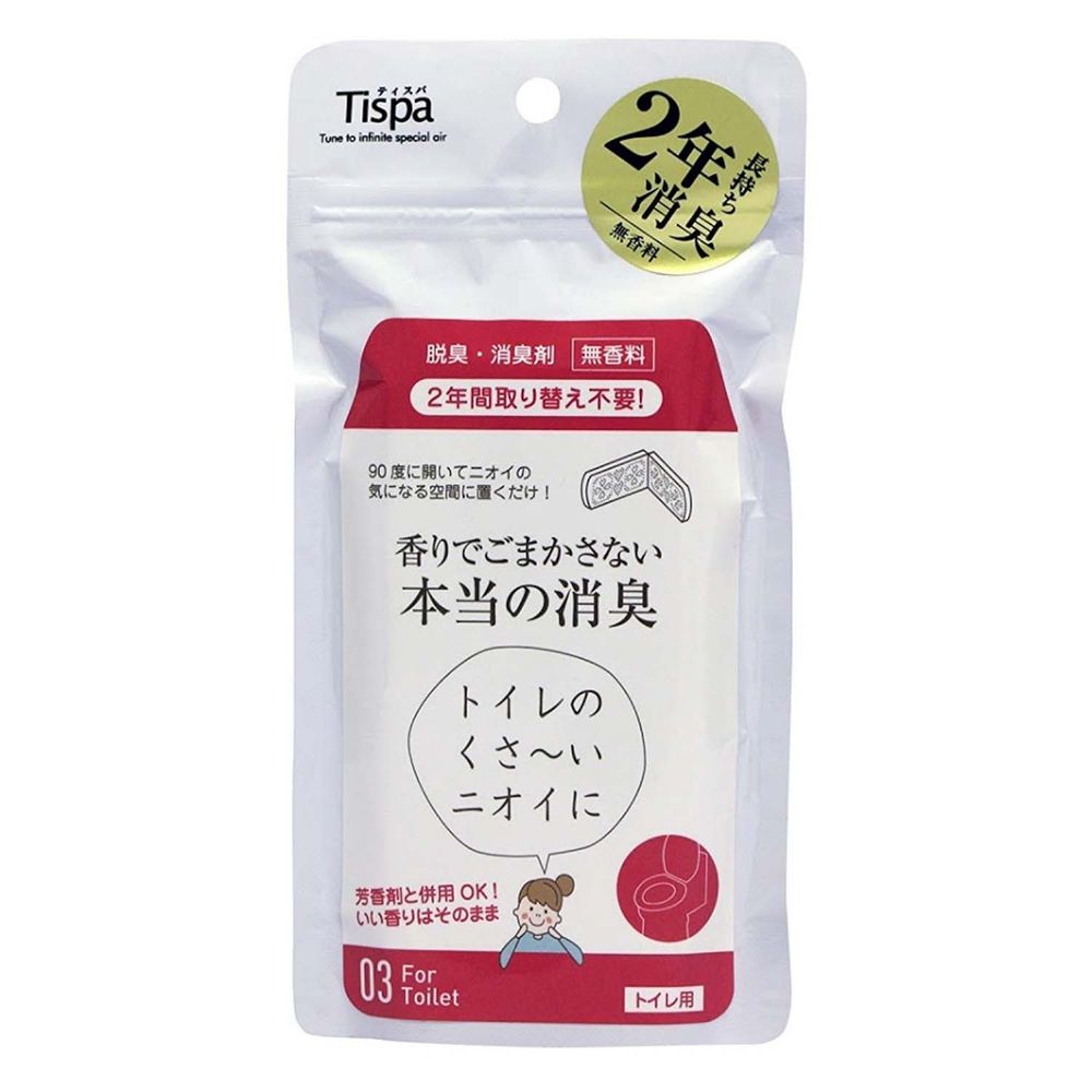日本 TISPA消臭大師 - 無香味除臭劑 - 浴廁用-1入