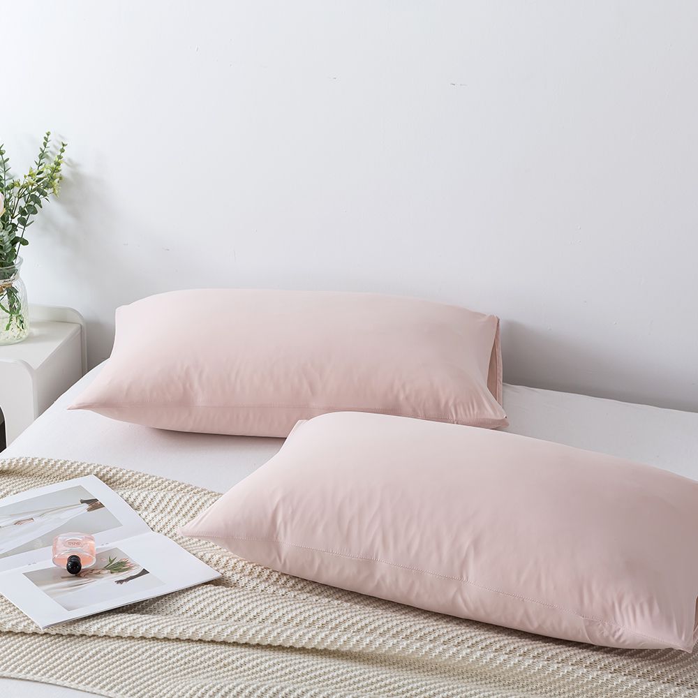 極致涼感抱冰枕套2入-奶霜粉 (50x75m)