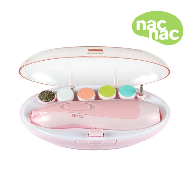 nac nac - 電動指甲修磨機(親子適用)-粉