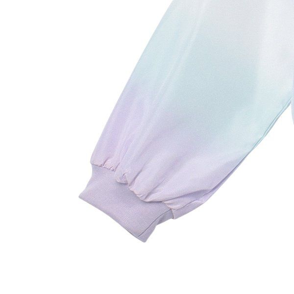 日本西松屋 - 網眼輕量防風休閒外套-夢幻漸層-粉紫