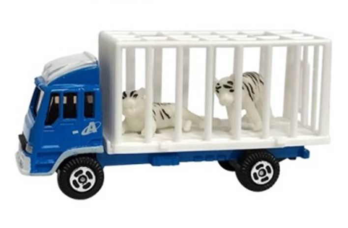 樂彩森林 - 迷你合金車-老虎運送車(76)-滑行