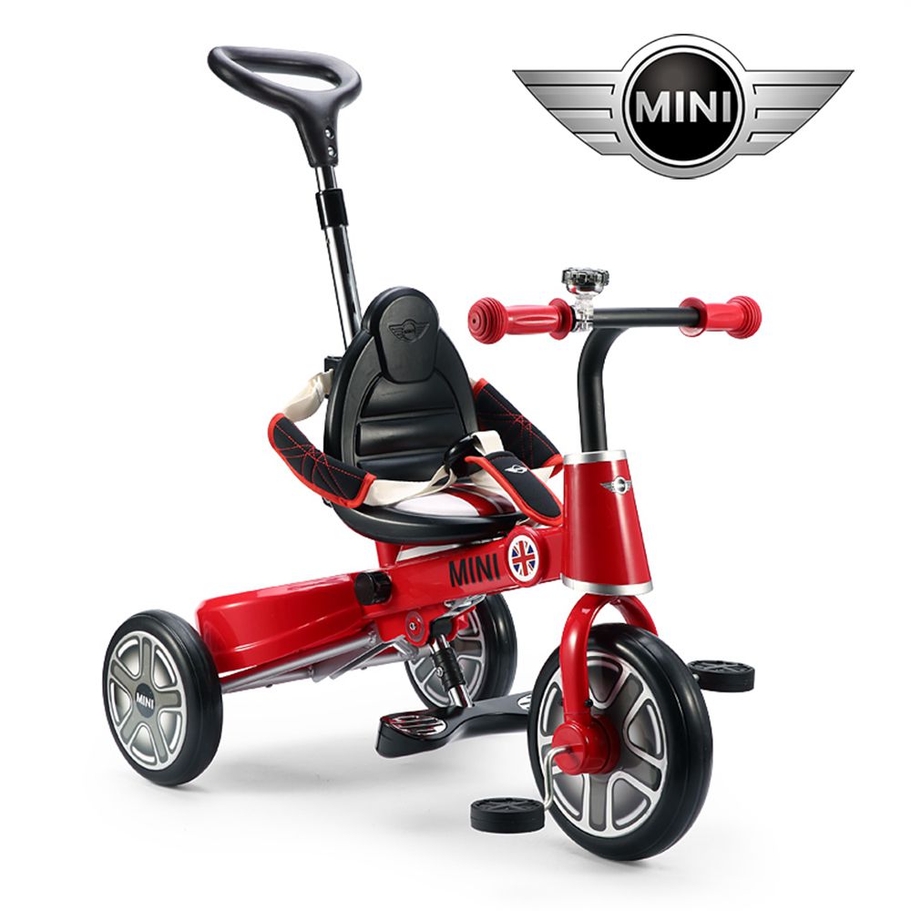 英國 Mini Cooper - 折疊三輪車10吋-紅