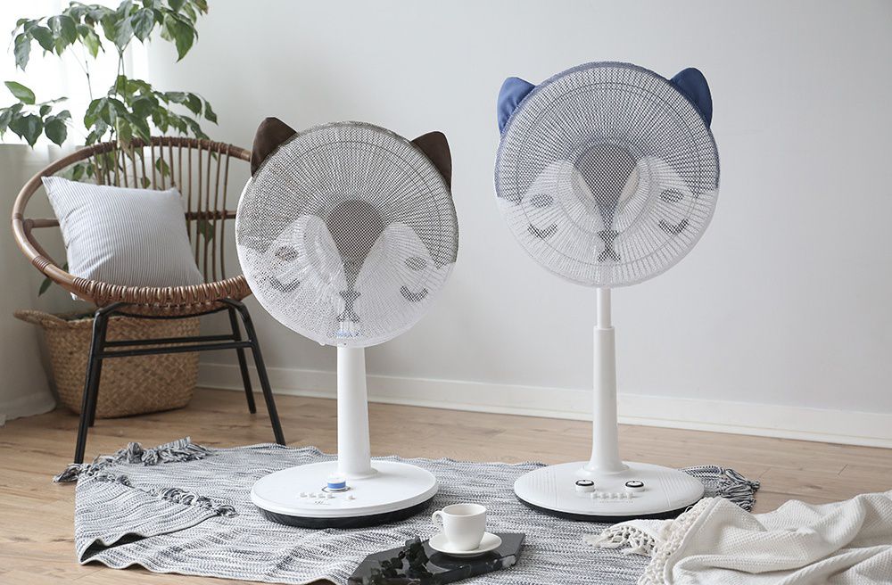 韓國 Bebe Deco - 電風扇安全網套-眨眼小熊