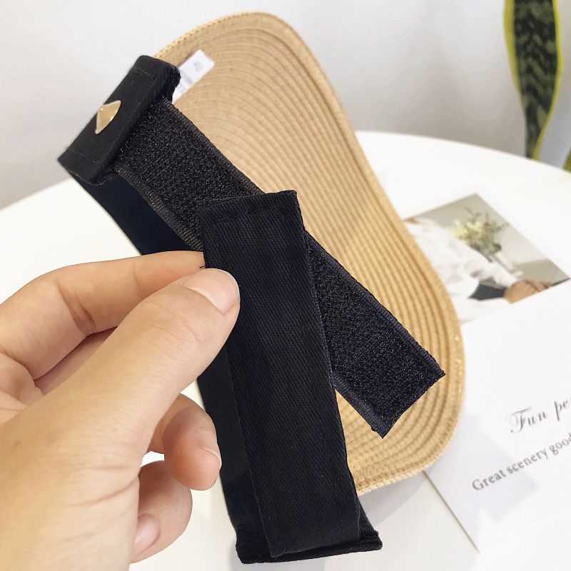 大帽沿空頂遮陽帽-卡其 (56-58cm)