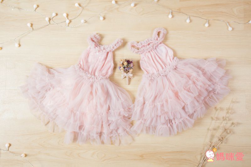 日安朵朵原創❤夢幻雪紡蓬裙