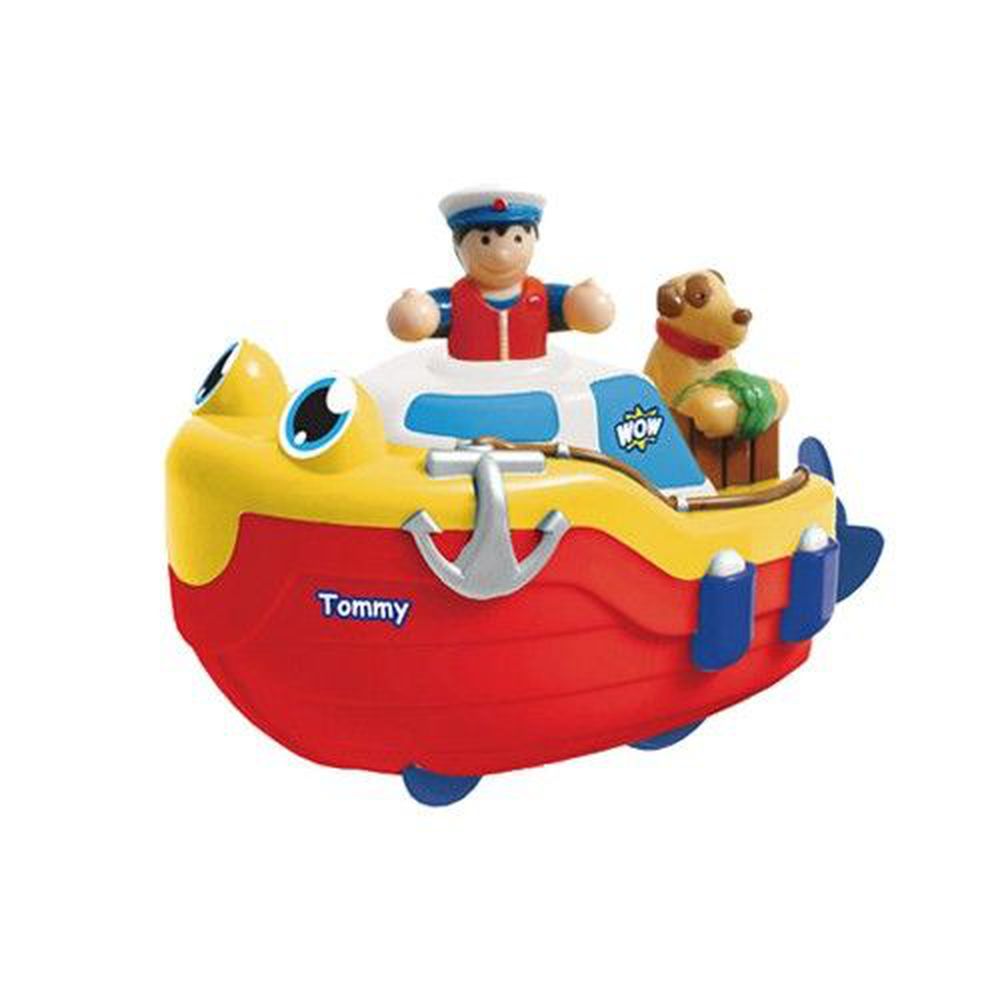 英國驚奇玩具 WOW Toys - 探險快艇 湯米,水陸兩用