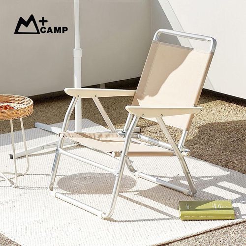 韓國M+CAMP - 輕量鋁合金雙扶手摺疊式露營椅