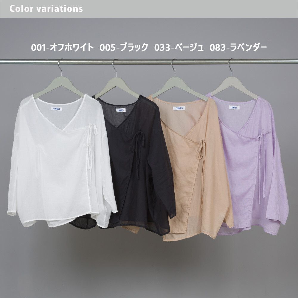 日本女裝代購 - 涼爽棉麻飄逸交叉綁帶小罩衫外套-白 (F)