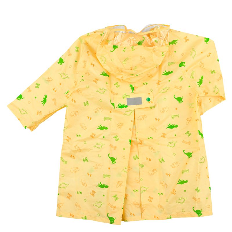 akachan honpo - 雨衣-恐龍-黃色