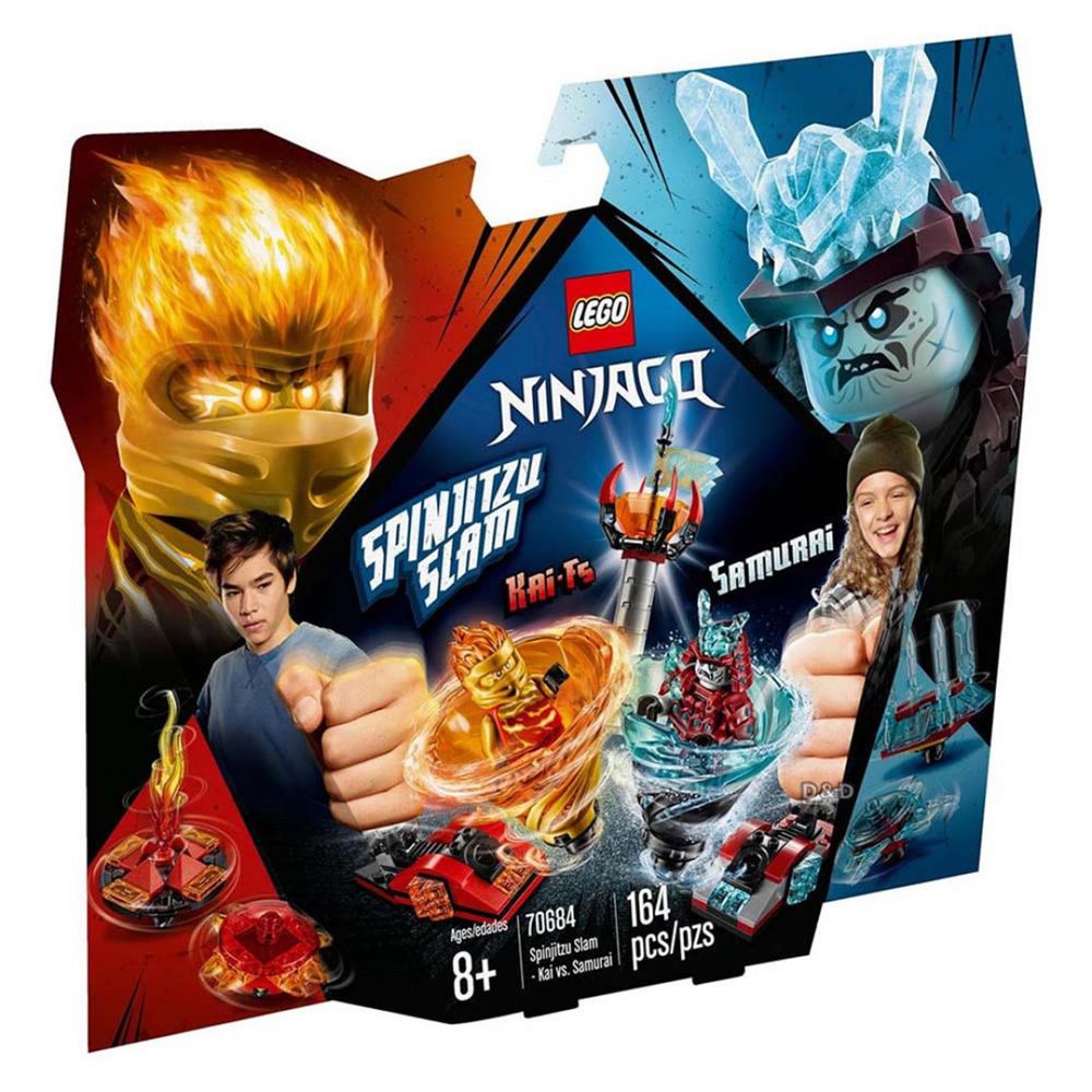 樂高 NINJAGO 旋風忍者系列 - 旋風忍術對決 – 赤地對決武士 70684-164pcs