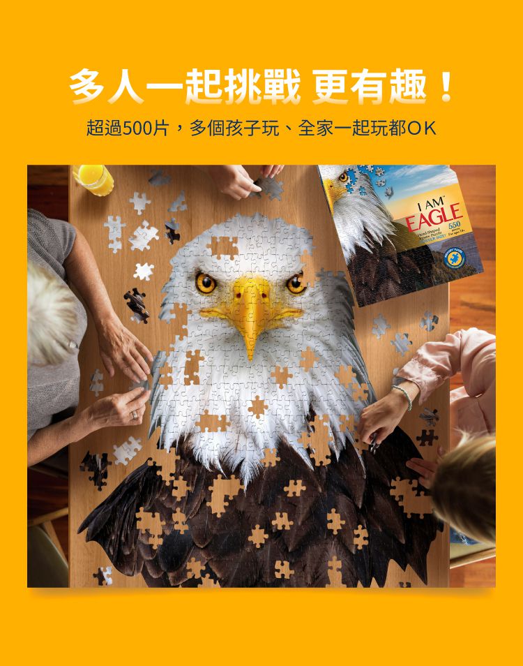 Madd Capp - I AM 動物拼圖-550,我是老鷹