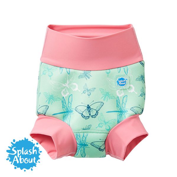Splash About 潑寶 - 3D加強版 游泳尿布褲-花漾蜻蜓