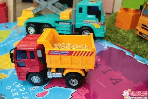 小小家 工程小車車 磨輪小砂石車