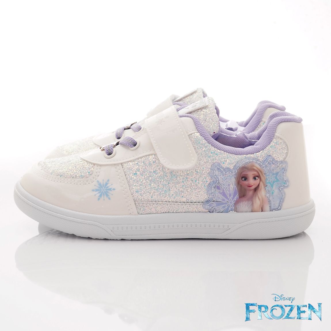 冰雪奇緣 - 台灣製冰雪奇緣休閒運動款(中小童段)-休閒鞋-白紫