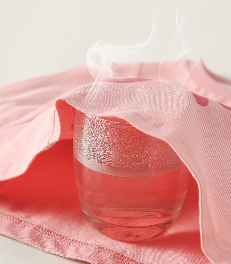 純棉Q萌長袖上衣-微笑-粉色