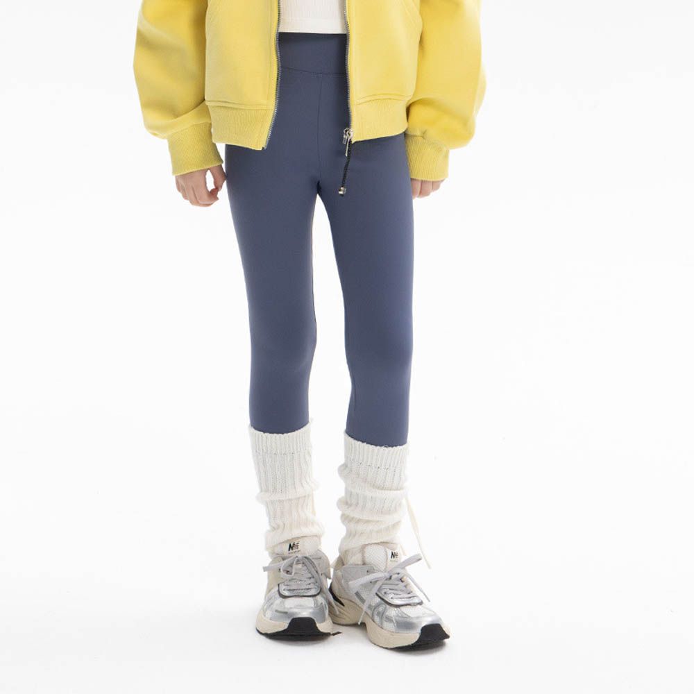 專為兒童設計彈力瑜珈褲/鯊魚褲-午夜藍