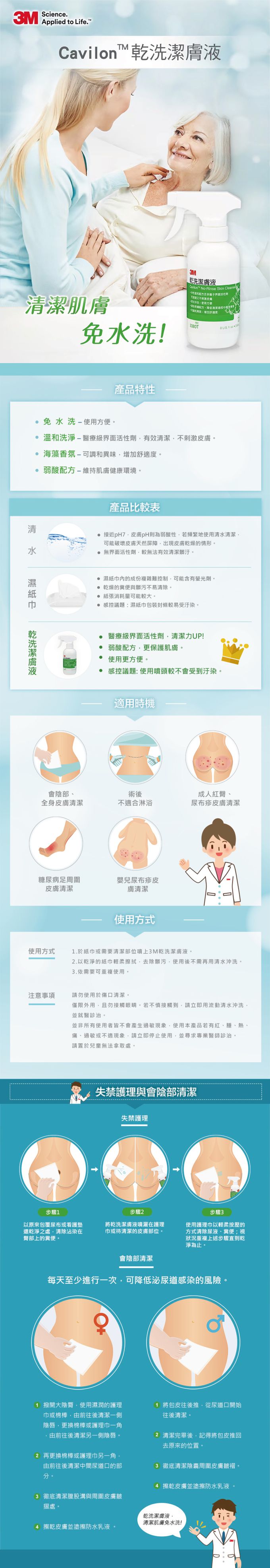 美國 3M - 乾洗潔膚液-236ml