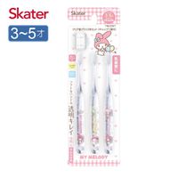 日本 SKATER - (任)兒童牙刷(3-5歲)3入組-美樂蒂